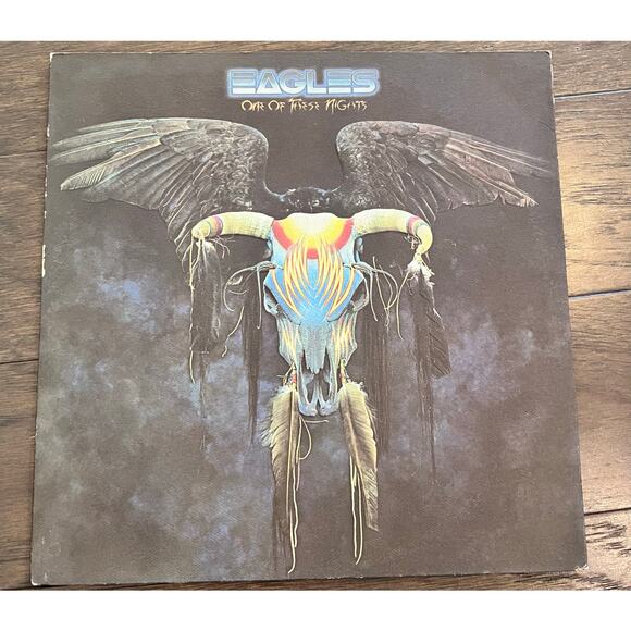The EAGLES ONE OF THESE NIGHTS 1975 LP Vinyl Original Press Lyin' Eyes - Picture 1 of 2